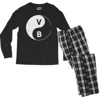 Vb Yin Yang   Stars Men's Long Sleeve Pajama Set | Artistshot