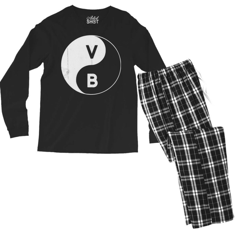 Vb Yin Yang   Stars Men's Long Sleeve Pajama Set by horathmheannj | Artistshot