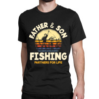 Limited Edition Father And Son Fishing Partners For Life Fishing Classic T-shirt | Artistshot