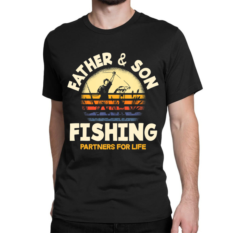 Limited Edition Father And Son Fishing Partners For Life Fishing Classic T-shirt | Artistshot