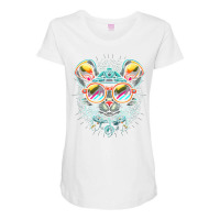 Cyber Mouse  Cool Futuristic Rodent T Shirt Maternity Scoop Neck T-shirt | Artistshot