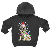 Dalmatian Dog Funny Cute Christmas Lights Puppy Lover T Shirt Toddler Hoodie | Artistshot