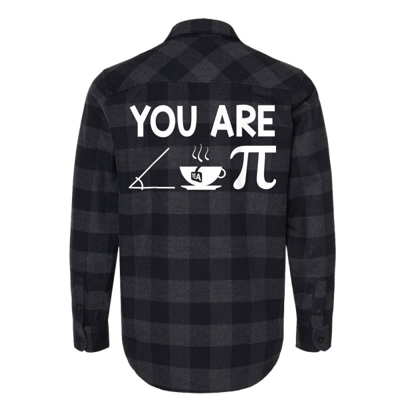 Cutie Pie Acute Tea Pie Funny Pi Day Math Teacher T Shirt Flannel Shirt | Artistshot