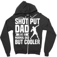 Womens Shot Put Dad   Track And Field Throwing Shot Put V Neck T Shirt Zipper Hoodie | Artistshot