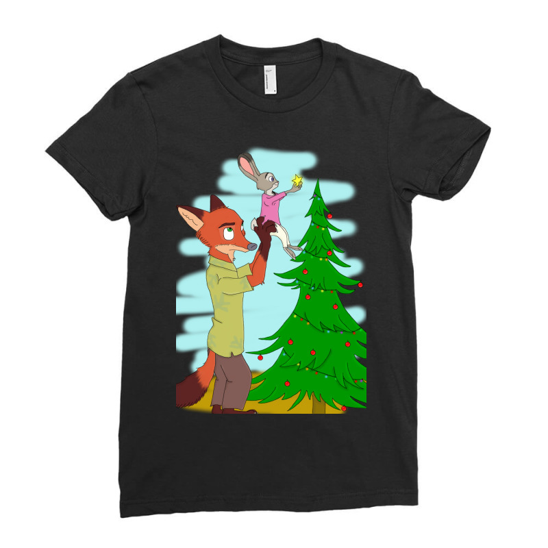 Zootopia Christmas Special Ladies Fitted T-Shirt by CHRISTMAS20 | Artistshot