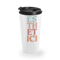 Esthetician Aesthetician Beautician Cosmetology Vintage T Shirt Travel Mug | Artistshot