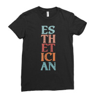 Esthetician Aesthetician Beautician Cosmetology Vintage T Shirt Ladies Fitted T-shirt | Artistshot