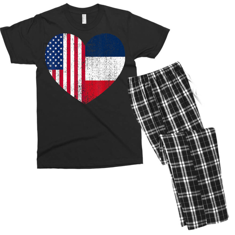 Duel Heart Design Martinique And American Duel Citizen T Shirt Men's T-shirt Pajama Set by alysestick8m7 | Artistshot