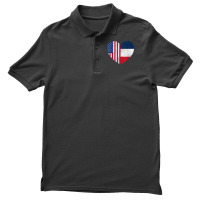 Duel Heart Design Martinique And American Duel Citizen T Shirt Men's Polo Shirt | Artistshot