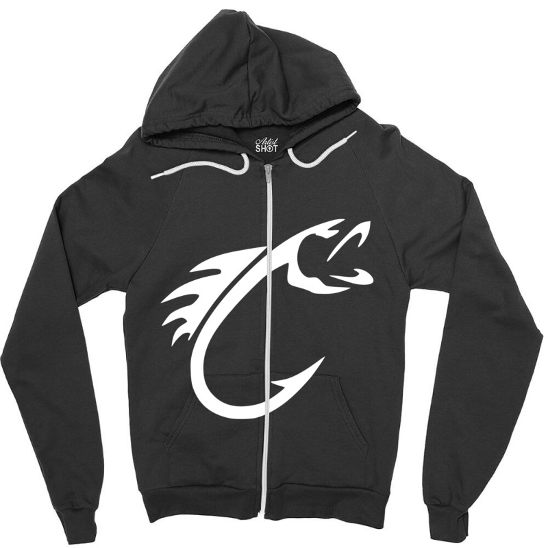 Limited Edition Fish Hook Reel Life Fishing Zipper Hoodie | Artistshot