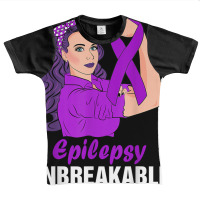 Epilepsy Warrior Unbreakable Tee Strong Epilepsy Girl Epilep T Shirt Graphic Youth T-shirt | Artistshot