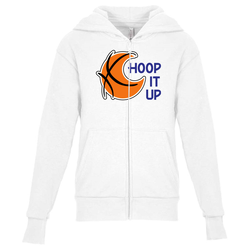 Hoop It Up Youth Zipper Hoodie | Artistshot