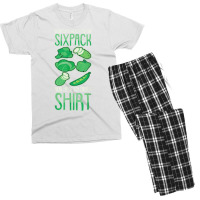 Eiglich Wollte Ich Ein Sixpack Vegetables Washboard Belly T Shirt Men's T-shirt Pajama Set | Artistshot