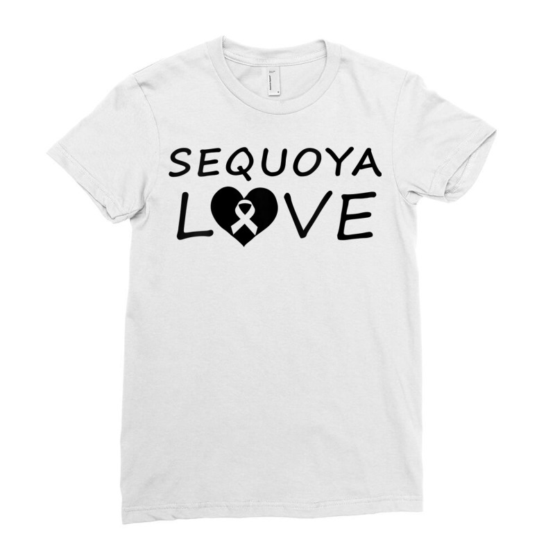 Womens Wilkinsi Designs Sequoya Love No Initial V Neck T Shirt Ladies Fitted T-Shirt by jessen | Artistshot