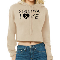 Womens Wilkinsi Designs Sequoya Love No Initial V Neck T Shirt Cropped Hoodie | Artistshot