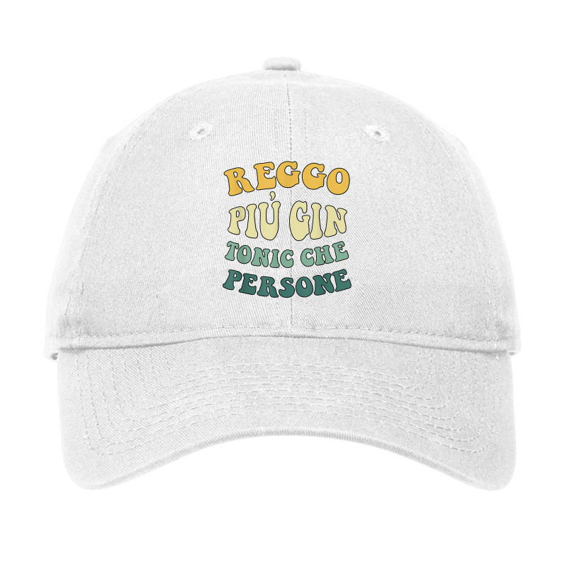 Fun Reggo More Gin Tonic Than People T Shirt Adjustable Cap by veroniquetour3tz | Artistshot