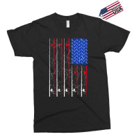 Trending American Us Flag Fishing Rod Fisherman Top For Him Exclusive T-shirt | Artistshot