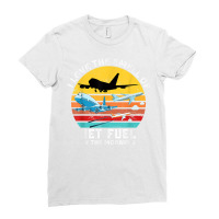 Funny Aviation I Love The Smell Of Jet Fuel In The Morning T Shirt Ladies Fitted T-shirt | Artistshot