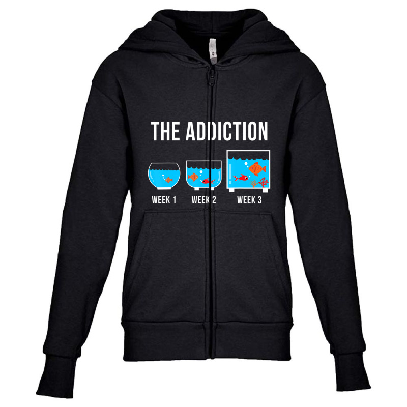 Limited Edition Aquarium Aquarist Fish Addiction Fish Keeping Youth Zipper Hoodie by Gipson Mize | Artistshot