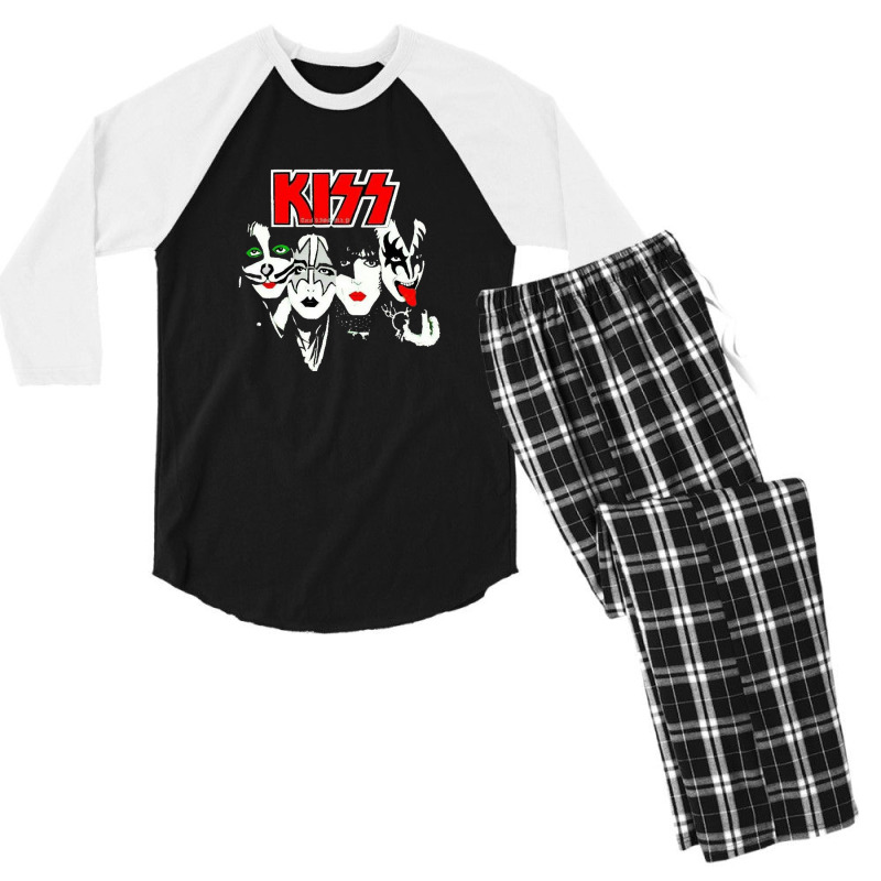 Kiss Baby Men's 3/4 Sleeve Pajama Set | Artistshot