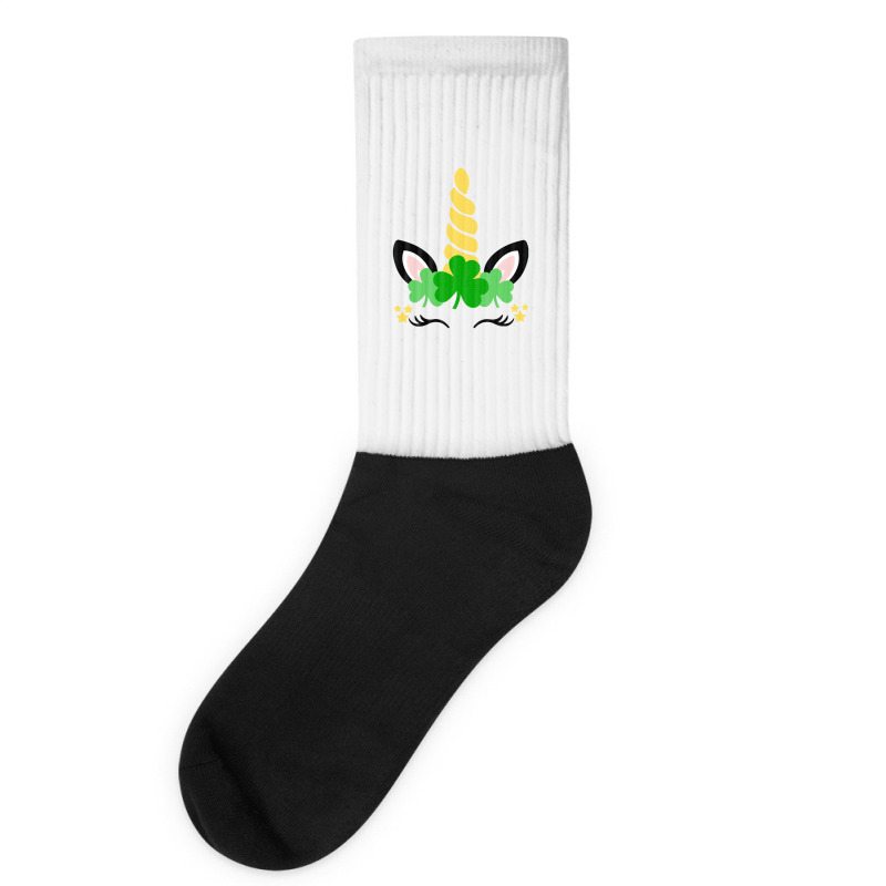 St Patricks Day Unicorn Socks | Artistshot