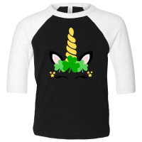 St Patricks Day Unicorn Toddler 3/4 Sleeve Tee | Artistshot