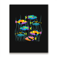 Limited Edition Hawaiian Triggerfish Coral Reef Tropical Fish Metal Print Vertical | Artistshot