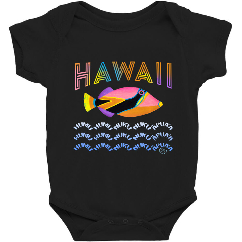 Trending Humuhumunukunukuapuaa Tropical Triggerfish Hawaii State Fish Baby Bodysuit by Bostic Walling | Artistshot