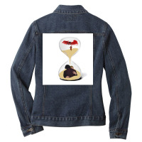 Bellamy And E Running Out Of Time Poster Boy Ladies Denim Jacket | Artistshot