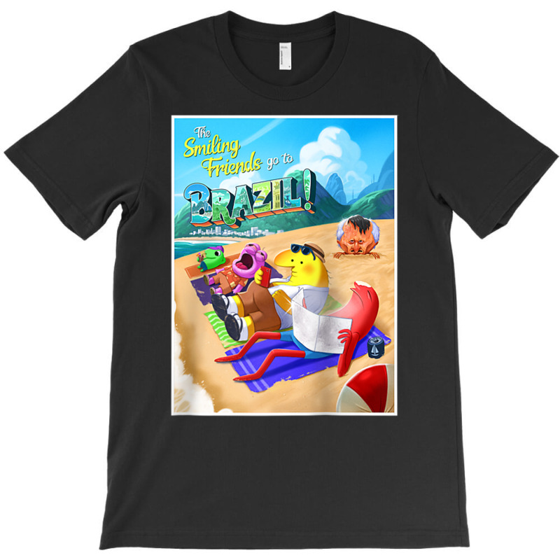 The Smiling Friends Go To Brazil! Raglan Baseball Tee T-shirt | Artistshot