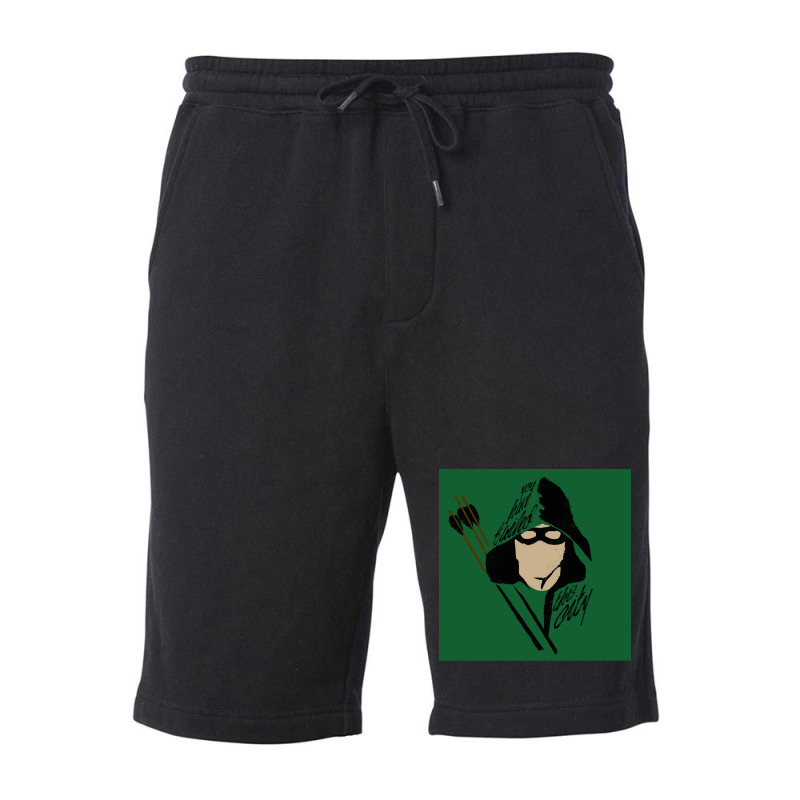 Green Archer Poster Humor Fleece Short | Artistshot