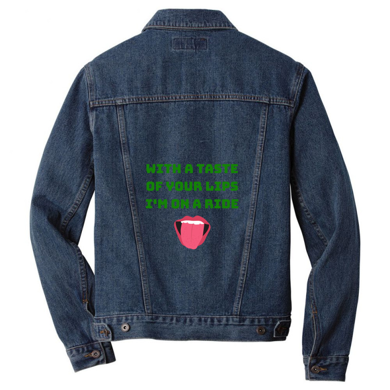 Britney Toxic Lyrics Men Denim Jacket by TeresaRoseDion | Artistshot