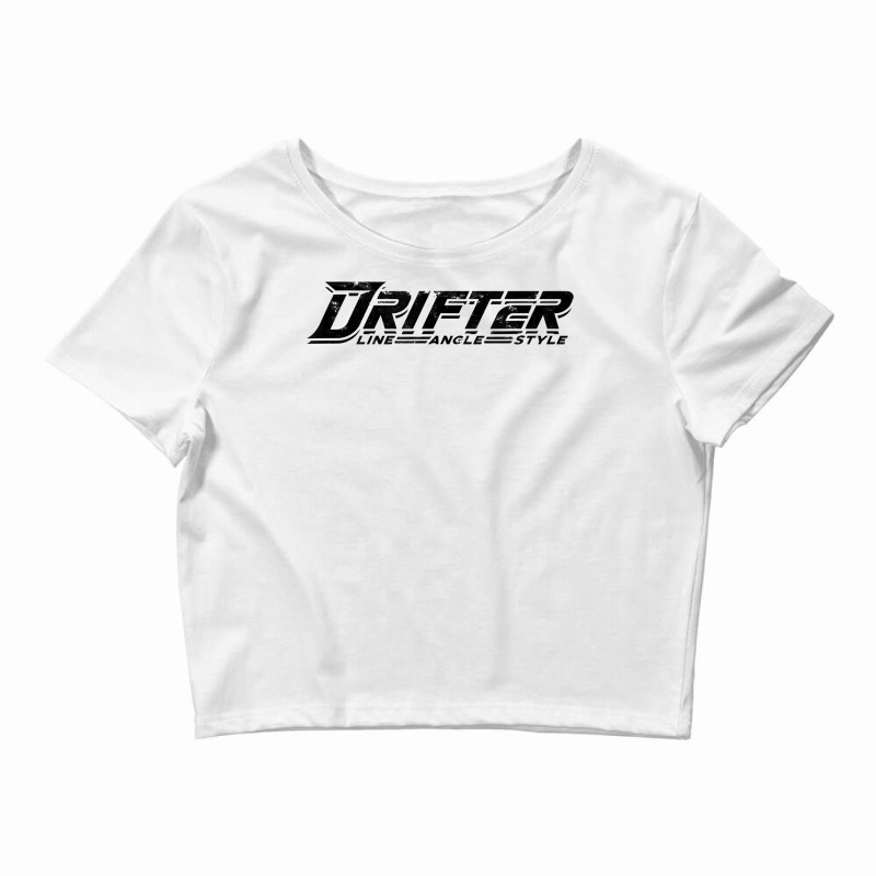 Drifter Line Angle Syle   Street Racing T Shirt Crop Top by darrene68stu | Artistshot