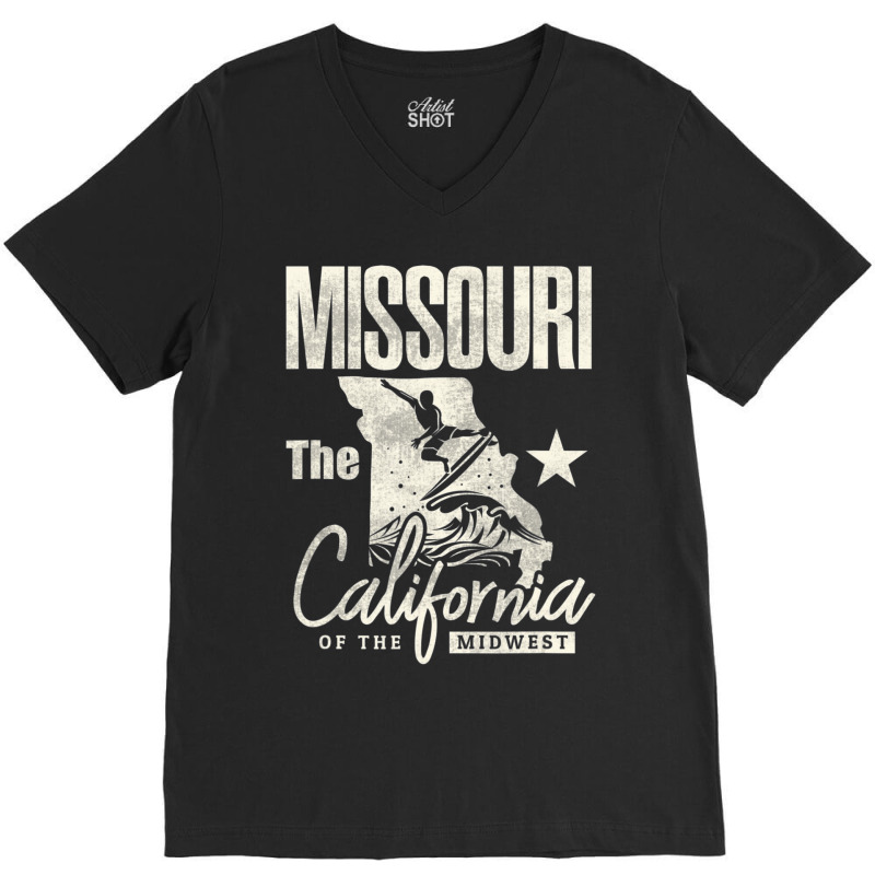 Trending Funny State Of Missouri The California Of The Midwes V-neck Tee | Artistshot