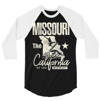 Trending Funny State Of Missouri The California Of The Midwes 3/4 Sleeve Shirt | Artistshot