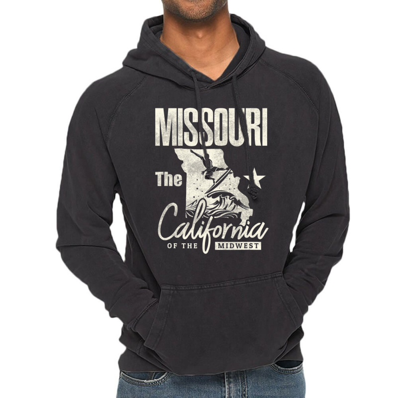 Trending Funny State Of Missouri The California Of The Midwes Vintage Hoodie | Artistshot