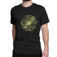 Trending Sunflower Ink Print Classic T-shirt | Artistshot