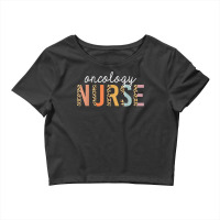 Oncology Nurse Leopard Print Nursing School Women T Shirt Crop Top | Artistshot