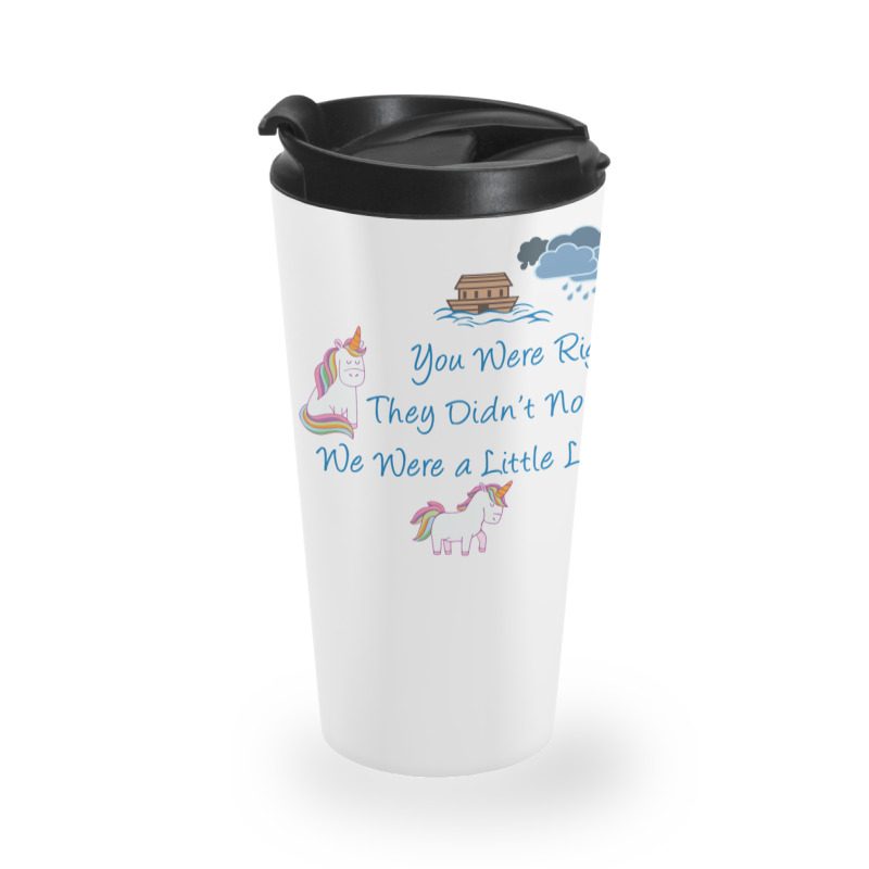 Funny Noahs Ark  Unicorns Missed The Boat 1 Travel Mug | Artistshot