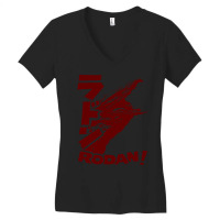 Trending Rodan - Double Text Women's V-neck T-shirt | Artistshot