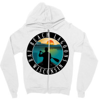 Bay Beach Lagoons Lake Wisconsin T  Shirt Bay Beach Lagoons Wisconsin Zipper Hoodie | Artistshot