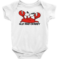 Old And Crabby Funny Baby Bodysuit | Artistshot