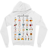 Coping Skills Alphabet Mental Health Awareness Counselor Zipper Hoodie | Artistshot