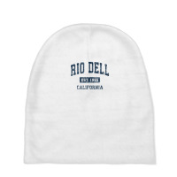 Rio Dell California Ca Vintage Athletic Sports Design Baby Beanies | Artistshot