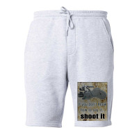 If You Dont Know How You Say It ... Shoot It Classic  80s Hipster Fleece Short | Artistshot