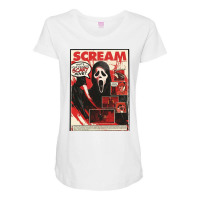 Scream Scary Movie Maternity Scoop Neck T-shirt | Artistshot