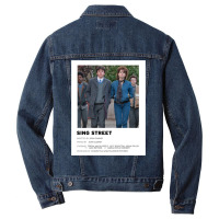 Sing Street Minimalist Poster Classic 70s Vintage Men Denim Jacket | Artistshot