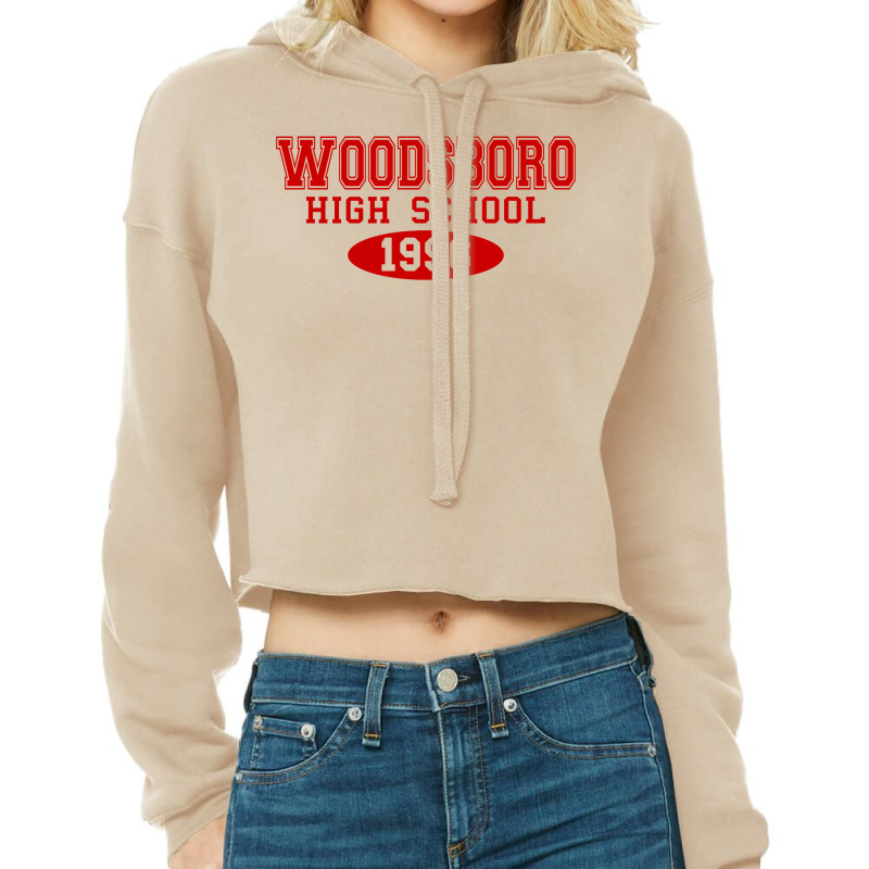 Scream Woodsboro High School Cropped Hoodie by kalosseerma1 | Artistshot