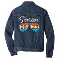 Retro Sunglasses Senior Men Denim Jacket | Artistshot