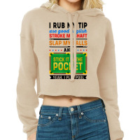 I Rub My Tip Use Good English Billiards Pool Snooker Cue T Shirt Cropped Hoodie | Artistshot